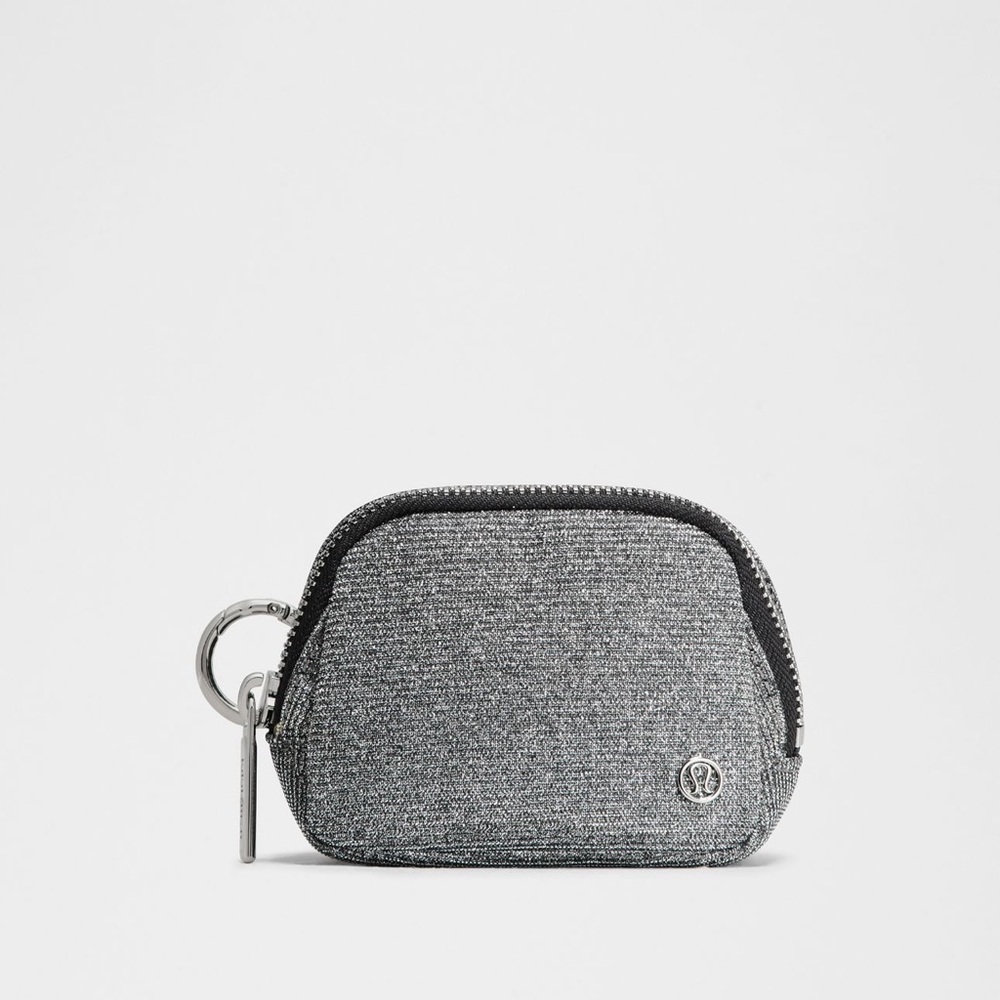 lululemon Everywhere Belt Bag Nano Glitter Dark Silver Graphite Grey NWT